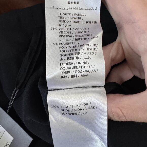 Alexander McQueen Black Embroidered Skirt Size IT 44 Pleated NWT Avant Garde - Picture 13 of 13